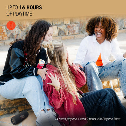 JBL Flip 7 - Portable Waterproof and Drop-Proof Speaker, Bold JBL Pro Sound with AI Sound Boost, 16Hrs of Playtime, and PushLock System with Interchangeable Accessories (Purple)