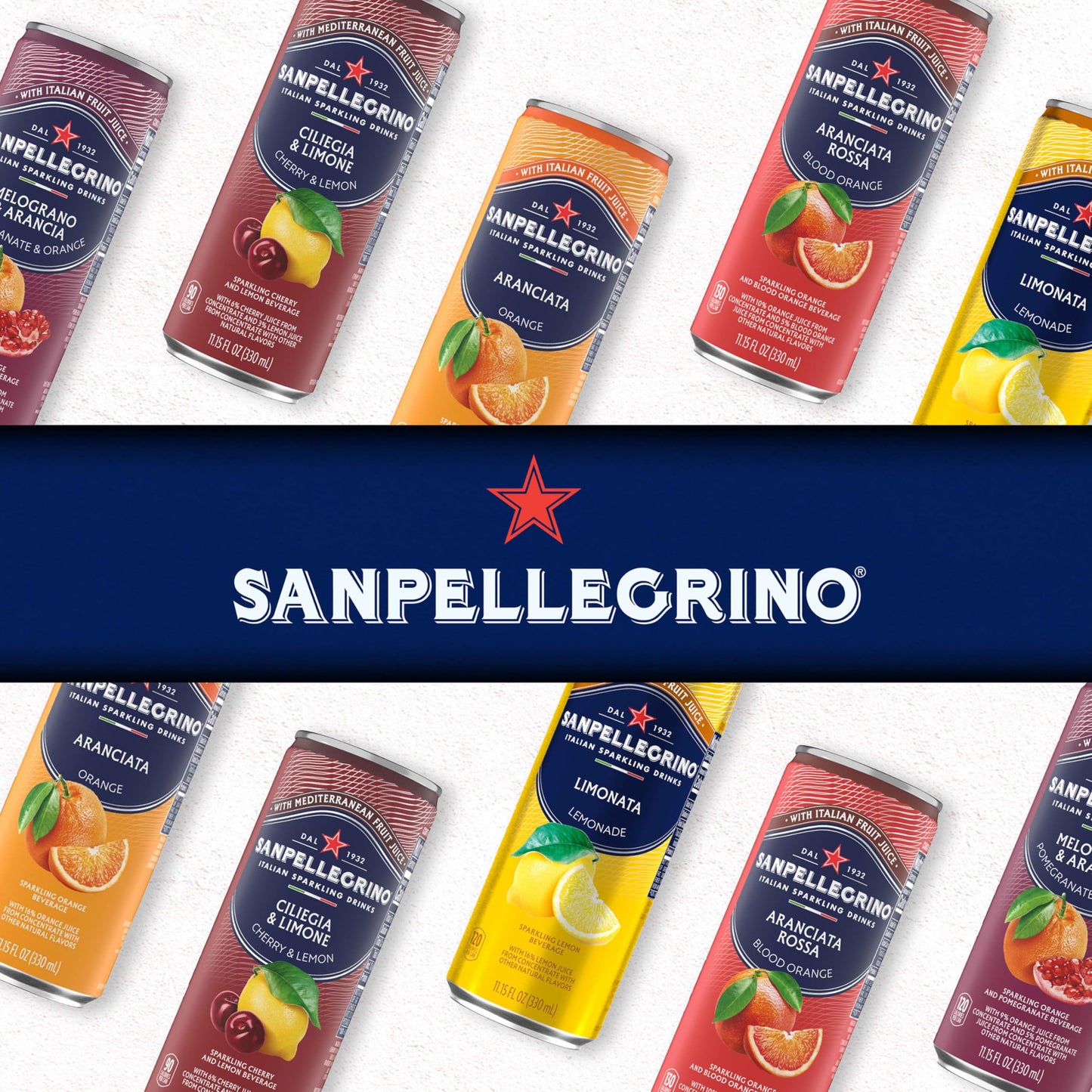 Sanpellegrino Italian Sparkling Drink Aranciata Rossa, Sparkling Orange and Blood Orange Beverage, 11.15 Fl Oz (Pack of 24)