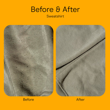 Conair Fabric Shaver and Lint Remover, Battery-Operated Portable Clothes Shaver with 3 Settings, Fuzz Remover for Sweaters, Clothing and Furniture, Large 2-Inch Shaving Head, White