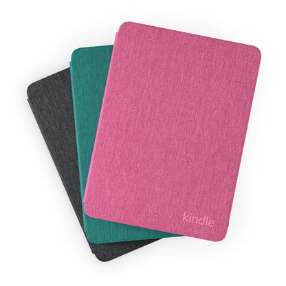 Amazon Kindle Paperwhite and Kindle Colorsoft Case, Lightweight and Water-Safe, Foldable Protective Cover - Fabric