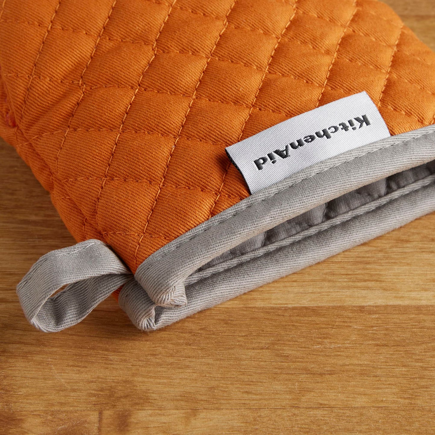 KitchenAid Asteroid Mini Oven Mitt Set, 5.5"x8", Honey Orange, 2 Piece