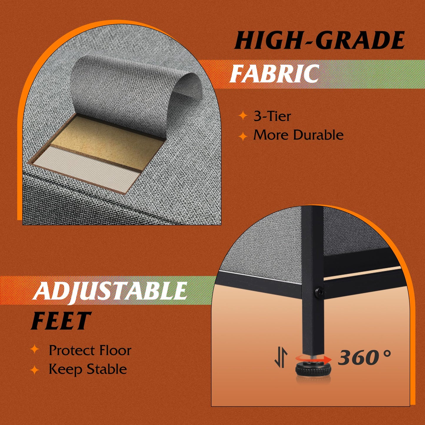 WLIVE Dresser for Bedroom with 5 Drawers, Wide Chest of Drawers, Fabric Dresser, Storage Organizer Unit with Fabric Bins for Closet, Living Room, Hallway, Dark Grey