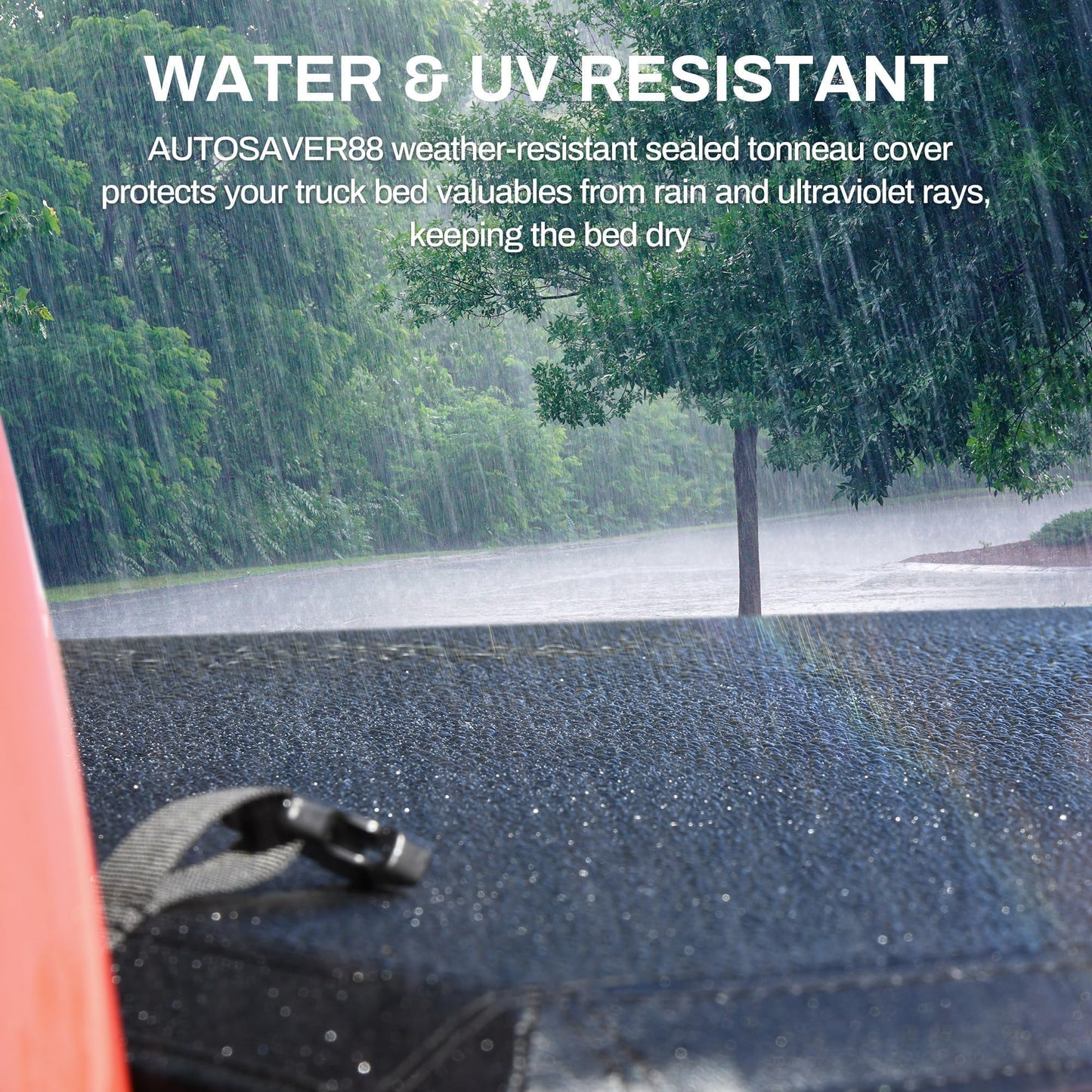 AUTOSAVER88 Soft Tri-fold Truck Bed Tonneau Cover Compatible with 2009-2025 Dodge Ram 1500 (Incl. Classic & New) 5.7ft Bed Without Rambox