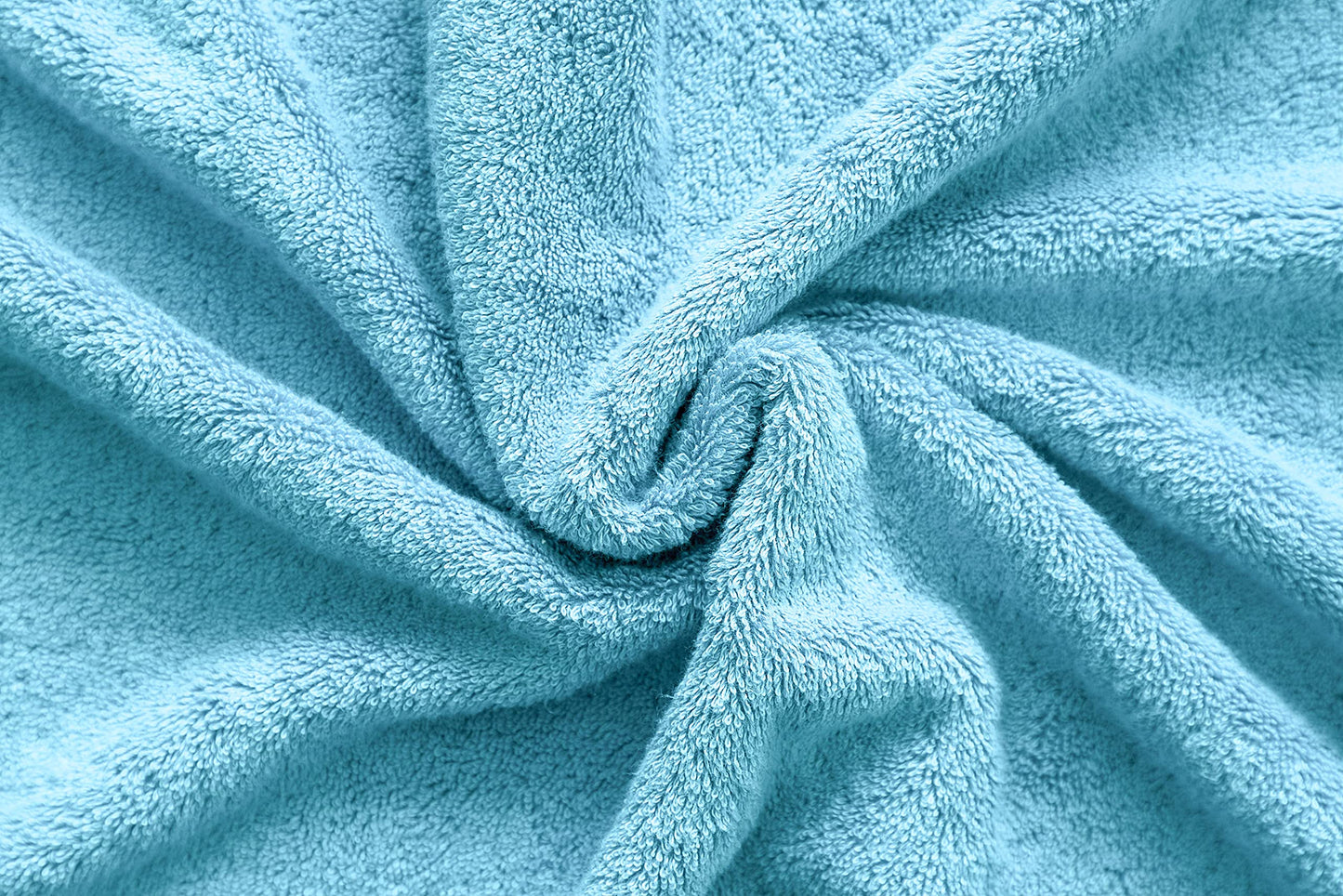 American Veteran Towel, Hand Towels for Bathroom Set of 4, 100% Cotton Turkish Hand Towel Sets Clearance Prime, Soft Hand Face Towels, Sky Blue Hand Towels