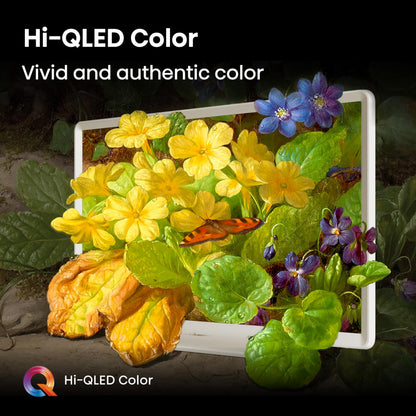 Hisense 32-Inch S5 DécoTV Series QLED FHD Smart Fire TV (32S5QF, 2025 Model) - Versatile Fit, Hi-QLED Color, Art-Inspired Design, Fluid Central Stand, DTS Virtual: X, Stream Live TV Without Cable