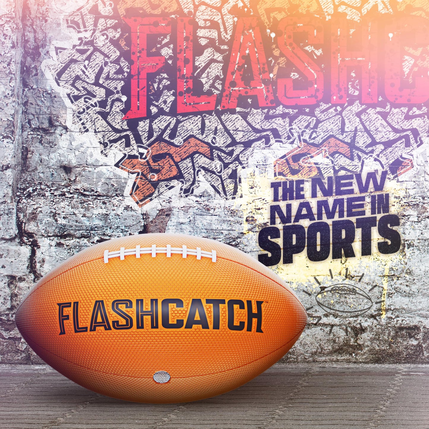 FlashCatch Light Up Football - Glow in The Dark Ball - NO 6 - Boys Gifts - Outdoor Sports, Birthday Gifts for Boys 8-15+ Year Old - Kids Teenage Youth Gift Ideas - Boy Toys Ages 8 9 10 11 12 13 14 15