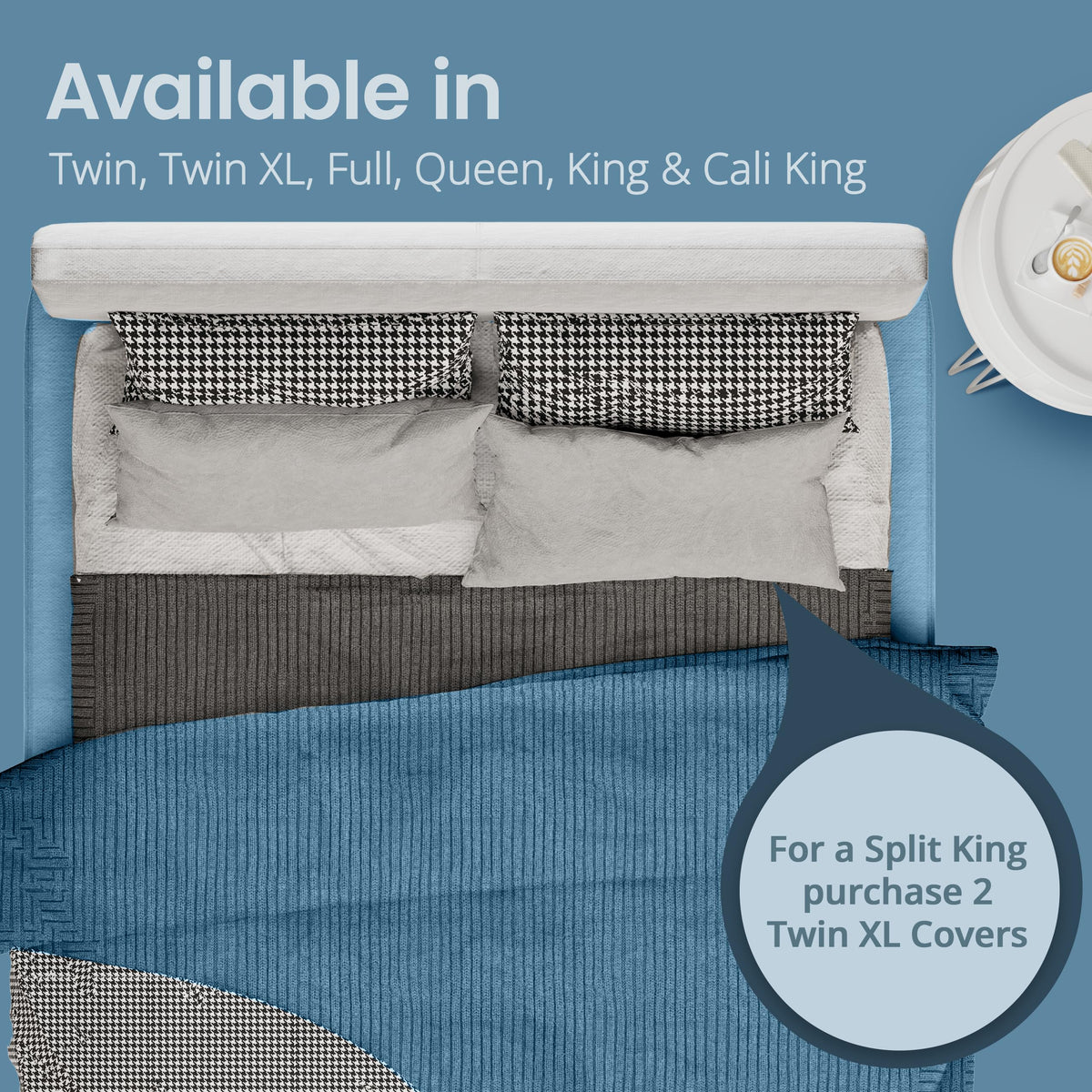 SafeRest Waterproof Queen Size Mattress Protector - Fitted with Stretchable Pockets - Machine Washable Cotton Mattress Cover for Bed