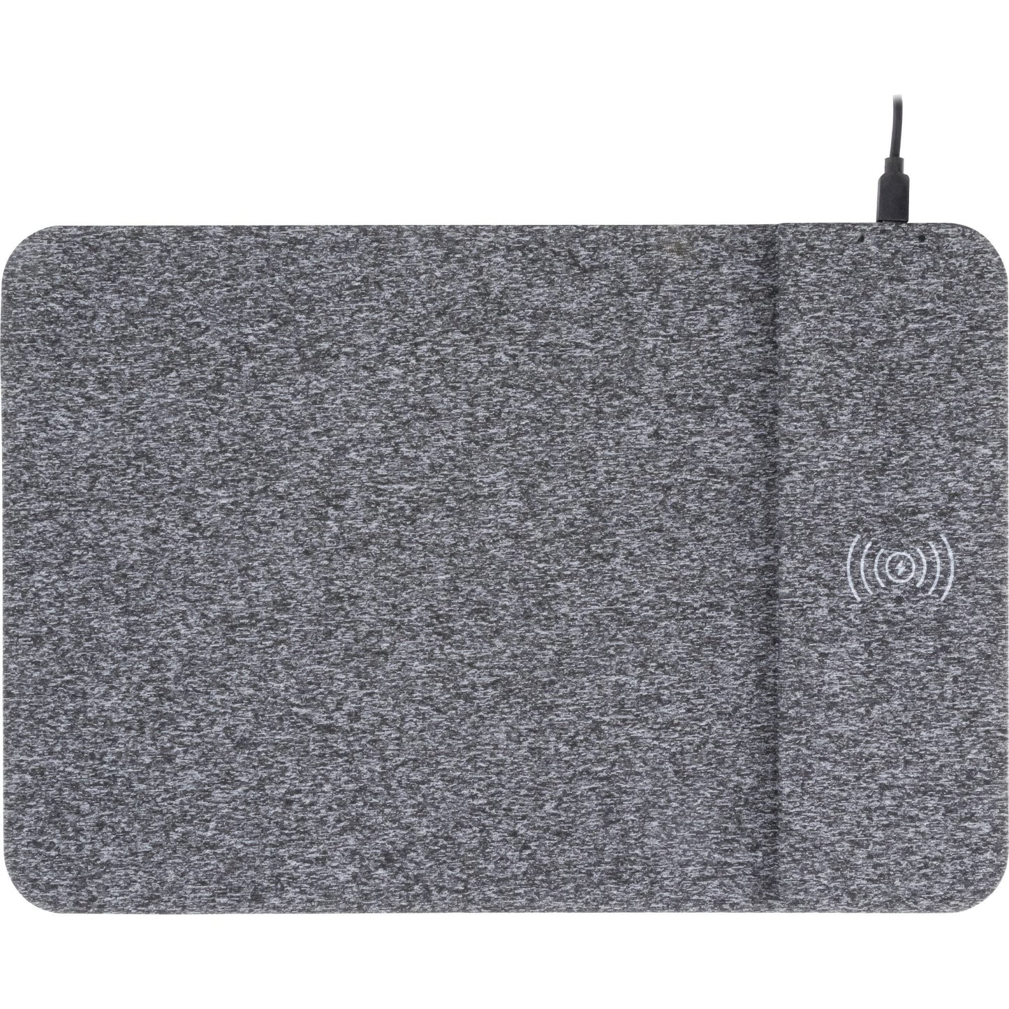 Allsop Powertrack Wireless Charging Mouse Pad, 13 x 8.75, Gray