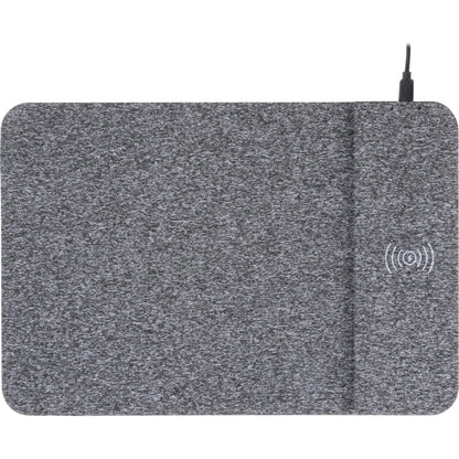 Allsop Powertrack Wireless Charging Mouse Pad, 13 x 8.75, Gray