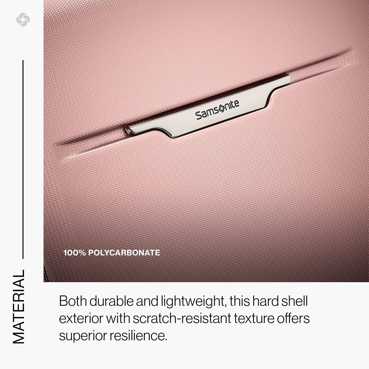 Samsonite Winfield 3 DLX Hardside Luggage with Spinners, Carry-On 20-Inch, Rose