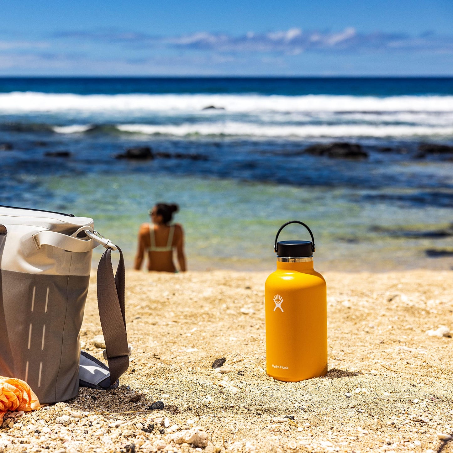 Hydro Flask Wide Flex Cap Black 64 Oz