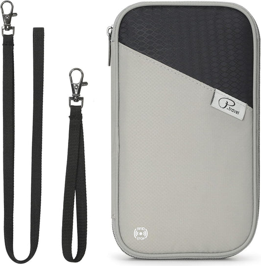 VanFn RFID Travel Passport Wallet, Family Passport Holder, Trip Document Organizer P.Travel Series