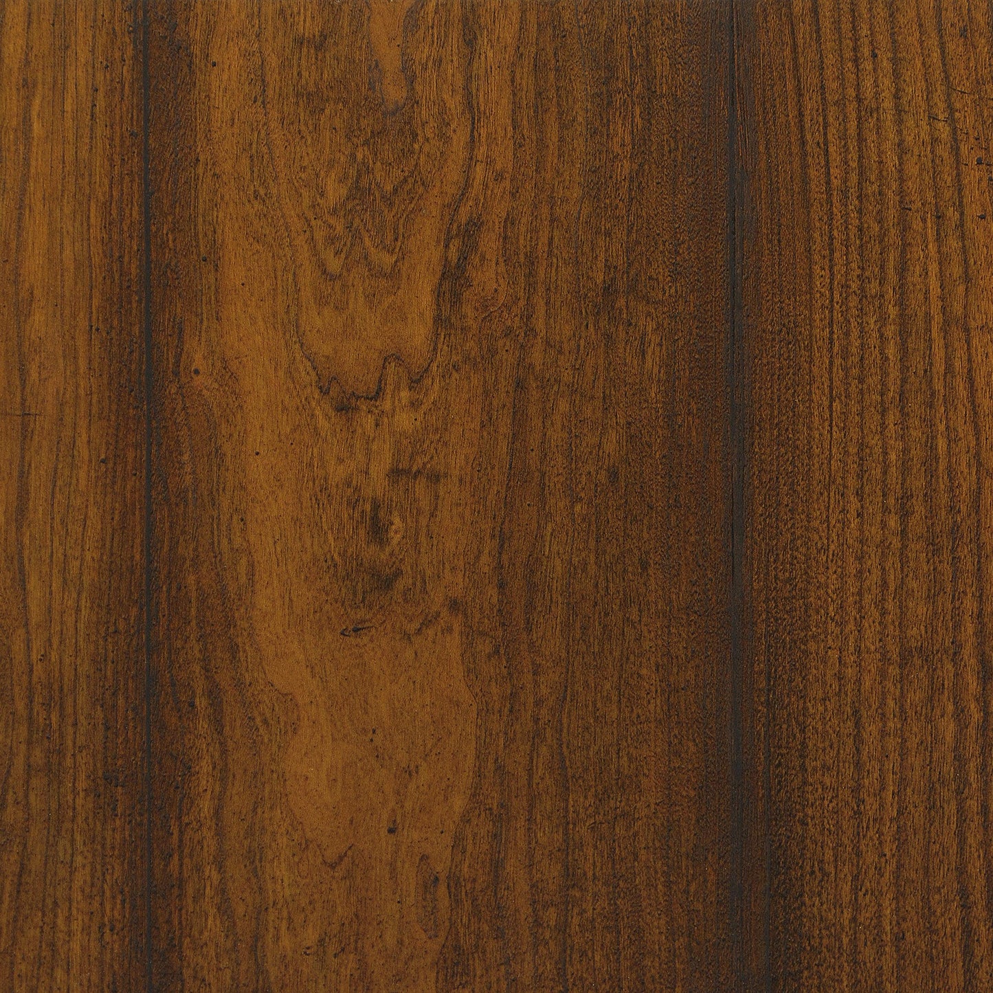 Sauder Carson Forge Vintage Rustic Computer Desk for Home Office with Drawers, in Washington Cherry