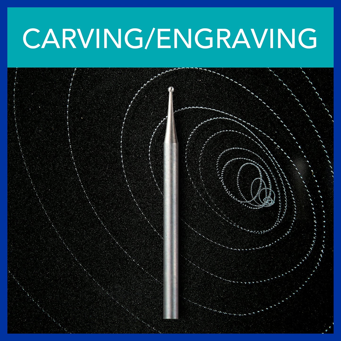 Dremel 729-01 11-Piece Carving & Engraving Rotary Tool Accessories Kit - Includes Engraving Bits & Grinding Stones- Ideal for Wood, Metal, and Glass