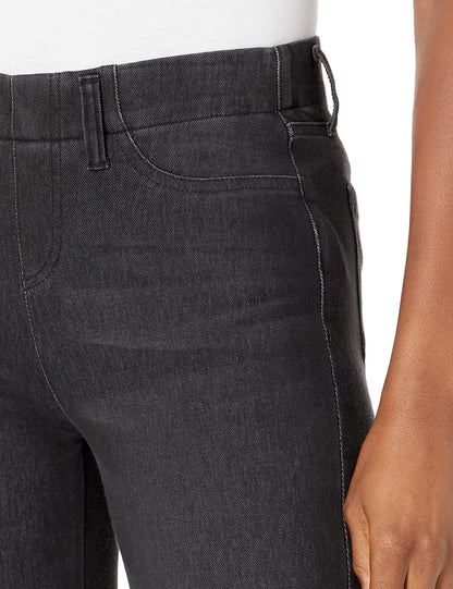 Amazon Essentials Women's Pull-On Stretchy Knit Jegging (Available in Plus Size), Washed Grey, Large