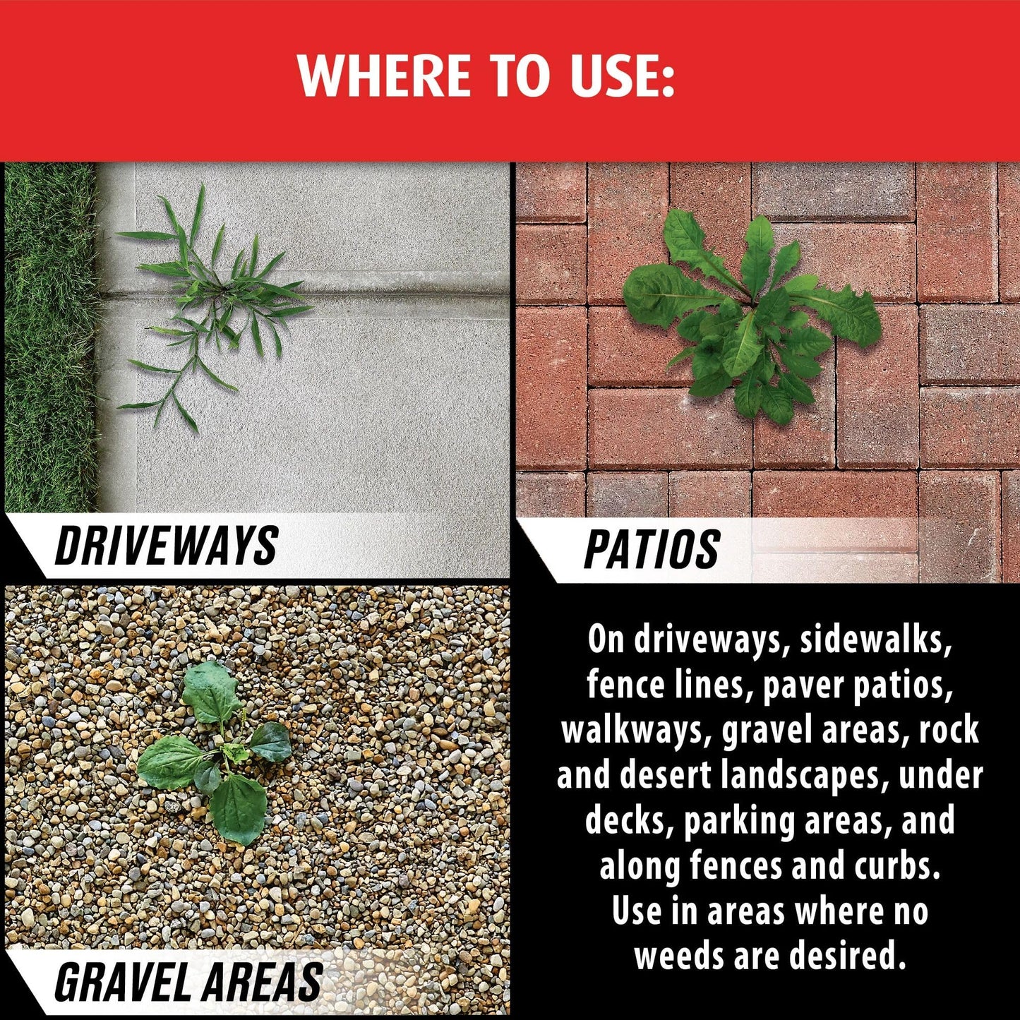 Ortho GroundClear Year Long Vegetation Killer2 Concentrate, Kills and Prevents Weeds Up to 12 Months, 1 gal.