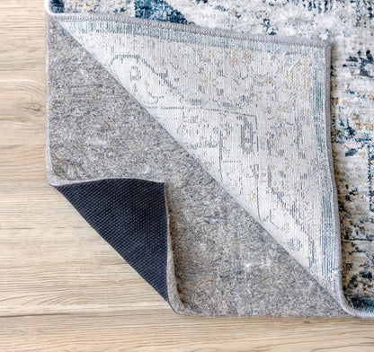 RUGPADUSA - Dual Surface - 9'x12' - 1/2" Thick - Felt + Rubber - Non-Slip Backing Rug Pad - Adds Comfort and Protection - for Hard Surface Floors