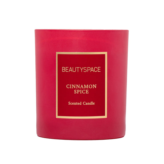 BEAUTYSPACE Cinnamon Spice Holiday Candle Gift, 200g
