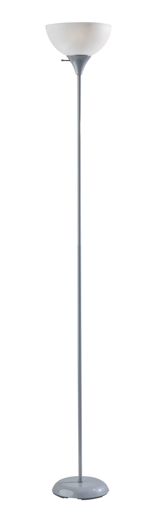 Mainstays 71" Silver Floor Lamp, Modern Design