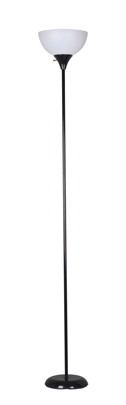 Mainstays 71" Black Floor Lamp, Modern Design