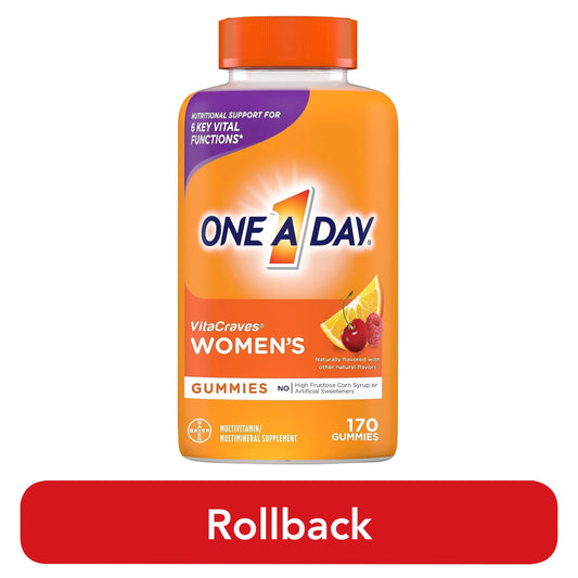 One A Day Women's Gummy Multivitamin, Multivitamins for Women, 170 Ct