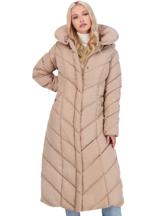 Steve Madden Women's Long Maxi Winter Puffer Coat