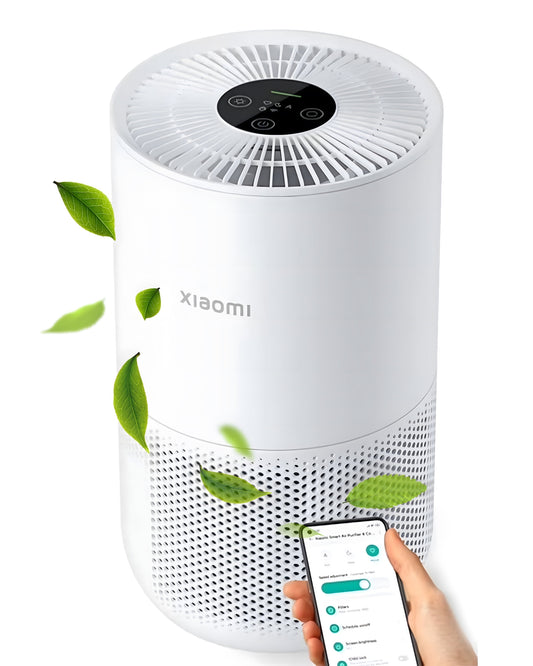 Xiaomi Smart Air Purifier for Home Bedroom up to 1060 Sq.ft, with 3-in-1 HEPA Filter, Allergen Removal, Smart WiFi App, 20dB Ultra Quiet Sleep Mode Air Cleaner for Pets Hair, Odor, Dust, Smoke