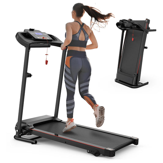 2.5HP Folding Incline Treadmill with 12 Preset Programs Bluetooth Electric Walking Treadmill Machine For Home