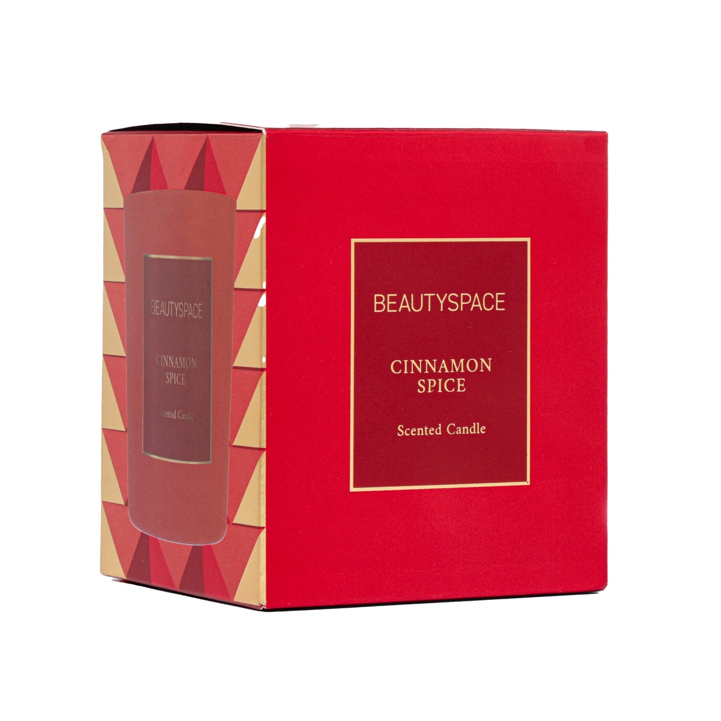 BEAUTYSPACE Cinnamon Spice Holiday Candle Gift, 200g
