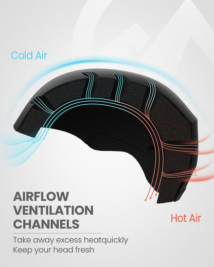 OutdoorMaster Kelvin Ski Helmet - Snowboard Helmet for Men, Women & Youth