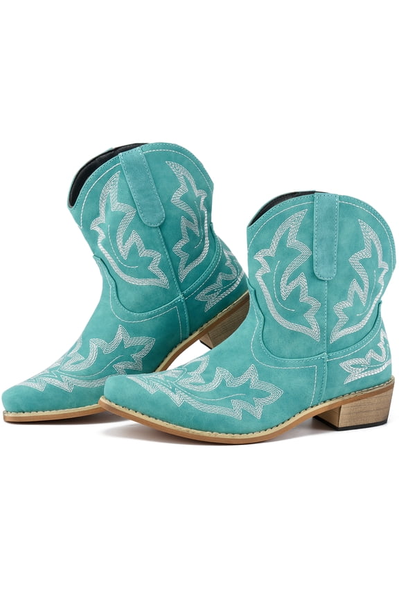 Women's Pointed-Toe Embroidered Cowboy Boots