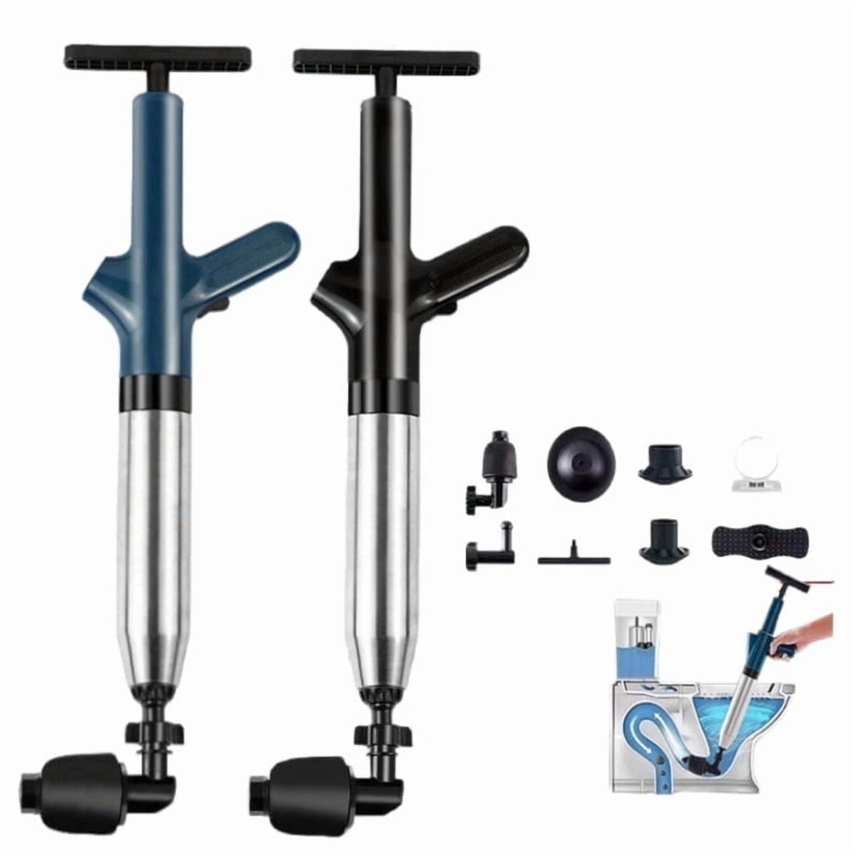 High-Pressure Air Drain Blaster Kit