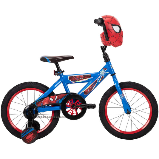 Huffy Marvel Spider-Man Bike, 16" Wheels, Toddlers Ages 3+, Training Wheels