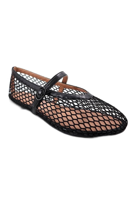Women's Mesh Mary Jane Flats
